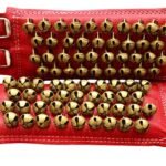 RED LEATHER 4 LINES SALANGAI